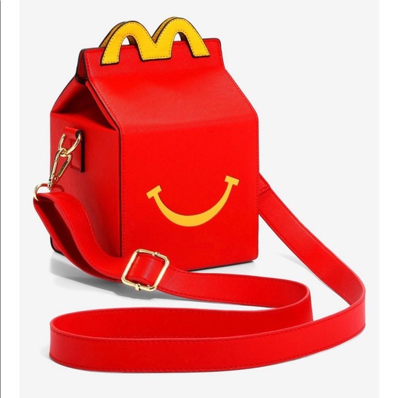 SOLD OUT McDonald's Happy Meal Box Figural Crossbody Bag - BoxLunch Exclusive - Picture 2 of 6